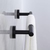 Matte Black Hand Towel Bar SUS 304 Stainless Steel 12-Inch