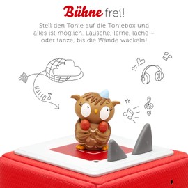 Tonies Audio Figures for Toniebox, “Die Eule mit der Beule und ihre Freunde”, Song Album, Children's Songs for Children from 3 Years, Playing Time Approx. 41 minutes (German language)