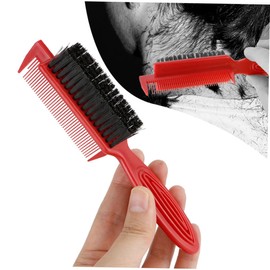 BIUDECO 1pc Portable Dual-sided Hairdressing Comb and Broken Hair Brush for Easy Grooming and Styling Compact and Travel-friendly Design for Men and Women
