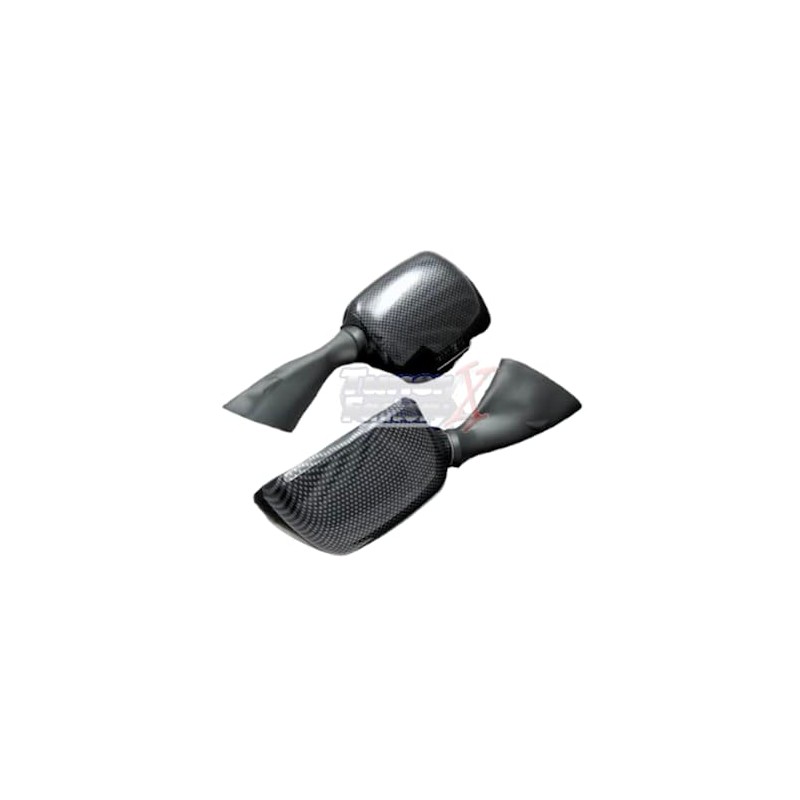 Generic Suzuki Hayabusa Mirrors, Carbon Fiber Look, Easy Install, Left