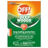 OFF! Deep Woods Mosquito and Insect Repellent Wipes, Long lasting,