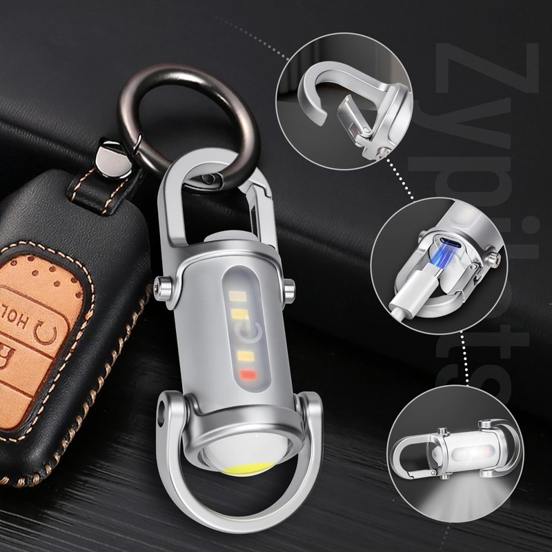Zypilatsry 1200LM Super Bright Mini Led Flashlights USB Rechargeable Small