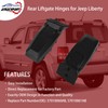Rear Window Hinge Set Liftgate Glass Hinge Right & Left