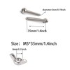 20 Sets Kit304 Stainless Steel Screw Phillips Head Screw Bolt