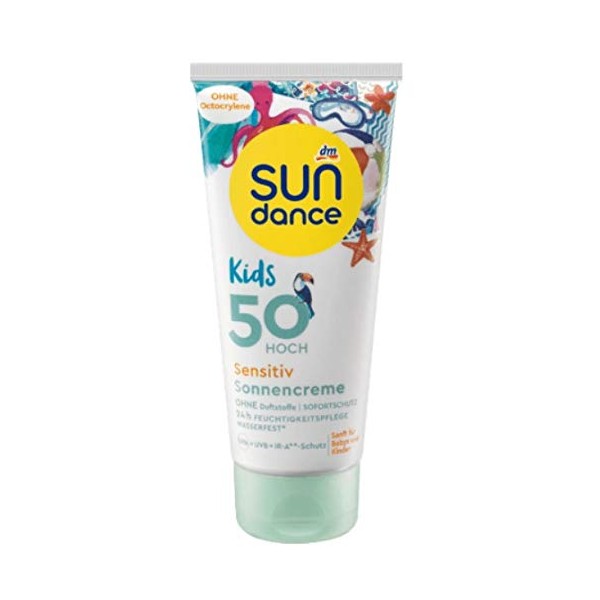 SUNDANCE Kids Sensitive Sun Cream SPF 50 100 ml
