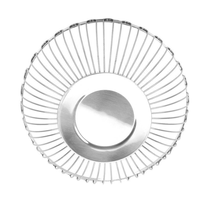 Stainless Steel Fruit Basket Multipurpose Decorative Mirror Polished Large Capacity