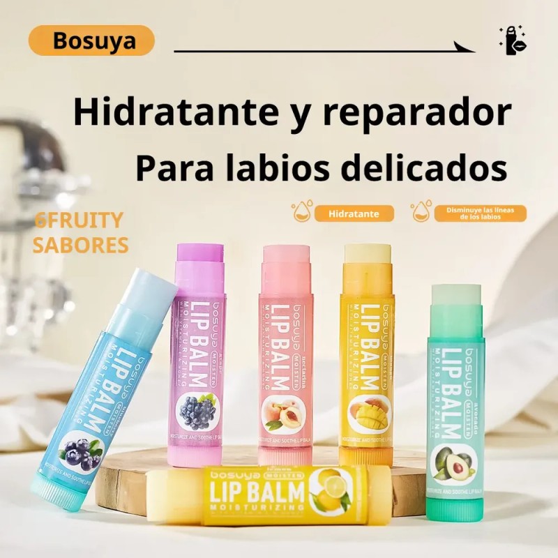Set De Bálsamos Labiales Hidratantes Bosuya 24 Piezas