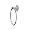 Croydex QM751541 Flexi-Fix Easy to Fit Wimborne Towel Ring, Chrome