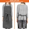opux Chef Apron for Men, Kitchen Apron with Pockets for