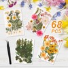 Double Glass Frame for Pressed Flowers - w/Real Dried Flowers