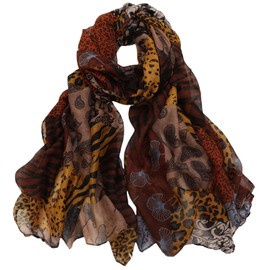 FAIRYGATE Scarves and Scarves Celebrity Style Colourful Long Scarf Scarf Fashionable Neckerchief Women's Gifts for Her for Spring Summer Autumn Winter, Wx34248