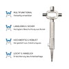 WPLUSM Universal Construction Key, Original Architect Key, Made in Germany,