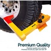 ZONETECH 2-Pack Security Wheel Chock Lock- Trailer Clamp Boot Tire