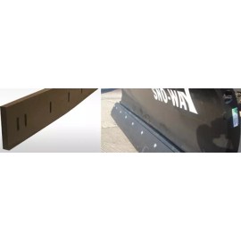 No Brand Urethane Snow Plow Blade/Edge 1 "X 6" X 36" BLACK *OUTLAST RUBBER *SURFACE SAVER