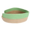 Round Cat Bed Cotton Rope Woven Basket Multipurpose Sleeping Scratching