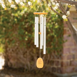Woodstock Wind Chimes for Outside, Outdoor Decor, Garden and Patio Decor Woodstock Reflections, 25'' Cardinal Wind Chime (WRCA)