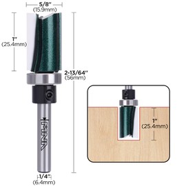 MNA 5/8" (Dia.) Top Bearing Flush Trim Bit