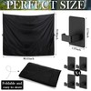 Fanfanwin 7x6 ft Black Large Car Curtains Camper Van Rear