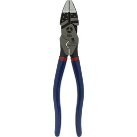 Southwire - 64807340 Tools & Equipment SCP9TPCD-US 9"" High-Leverage Side Cutting Pliers Fish Tape Puller & Crimper W/Dip Grip