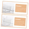 Levemolo 4pcs Plastic Drawer Organizer Set Storage Boxes for Desk