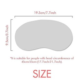 Egypt Pharaoh Black Cat Pattern Sleep Eye Head Clock Travel Shade Cover