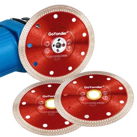 GoYonder 4.5 Inch Super Thin Diamond Saw Blade for Cutting Porcelain Tiles,Granite Marble Ceramics