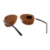 Bifocal Magnification Lens Sunglasses Mens Half Rim Aviator Reader (gold,
