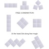 Unbreakable Plexiglass Acrylic Mirror for 8"L x 8"W, Silver