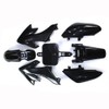 TC-Motor Black Plastic Fender Fairing Kits Kit For Honda XR50