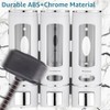 3-Chamber Wall Mounted Shower Dispenser - No Drilling Required
