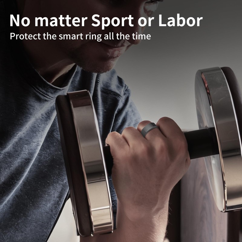 CAROFAFA Ring Protector Silicone Ring Cover Compatible with Oura Ring