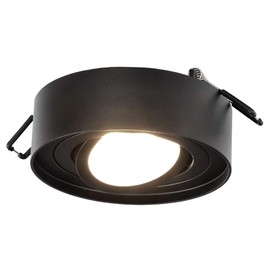 EDO SKAND 1 MINI BLACK Recessed Ceiling Light LED Round Black Recessed Spotlight LED Aluminium LED Ceiling Light Recessed Spotlight EDO777127