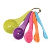 R&M International Colorful Measuring Spoons, 5-Piece Set