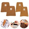 Sewing Finger Sleeve Knitting Thimble Leather Fingertip Protector Embroidery Supplies024