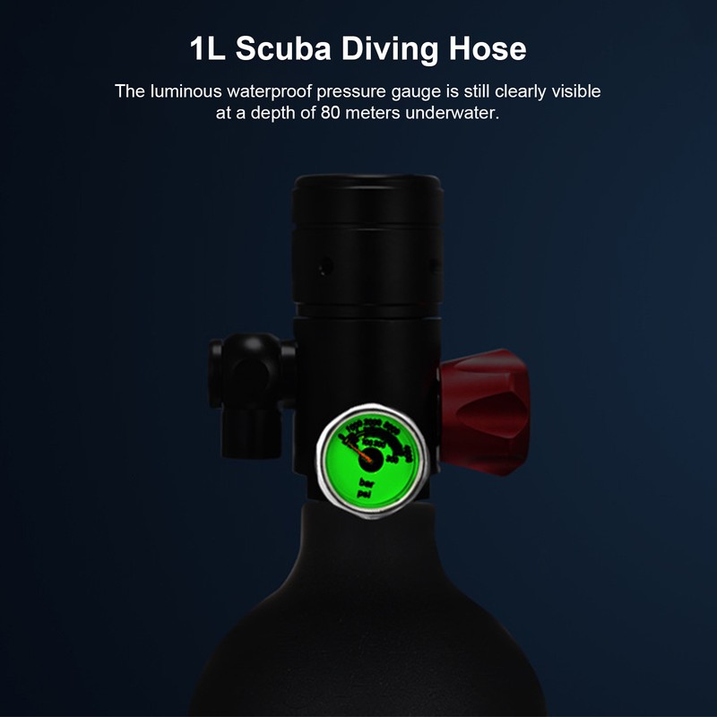 DIDEEP Scuba Diving Equipment Set with First Stage Relief Valve