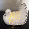 Debi Lilly Ceramic Turkey Lighted Centerpiece Led Tea Light Thanksgiving