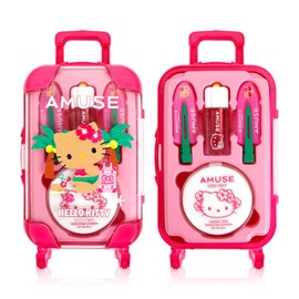 Amuse Tanning Kitty Quick Makeup Mini Carrier Set (Ceramic Cushion Mini + Dew Tint Mini) -R / 어뮤즈 태닝키티 퀵 메이크업 미니 캐리어 세트 (세라믹 쿠션 미니+듀 틴트 미니) -R
