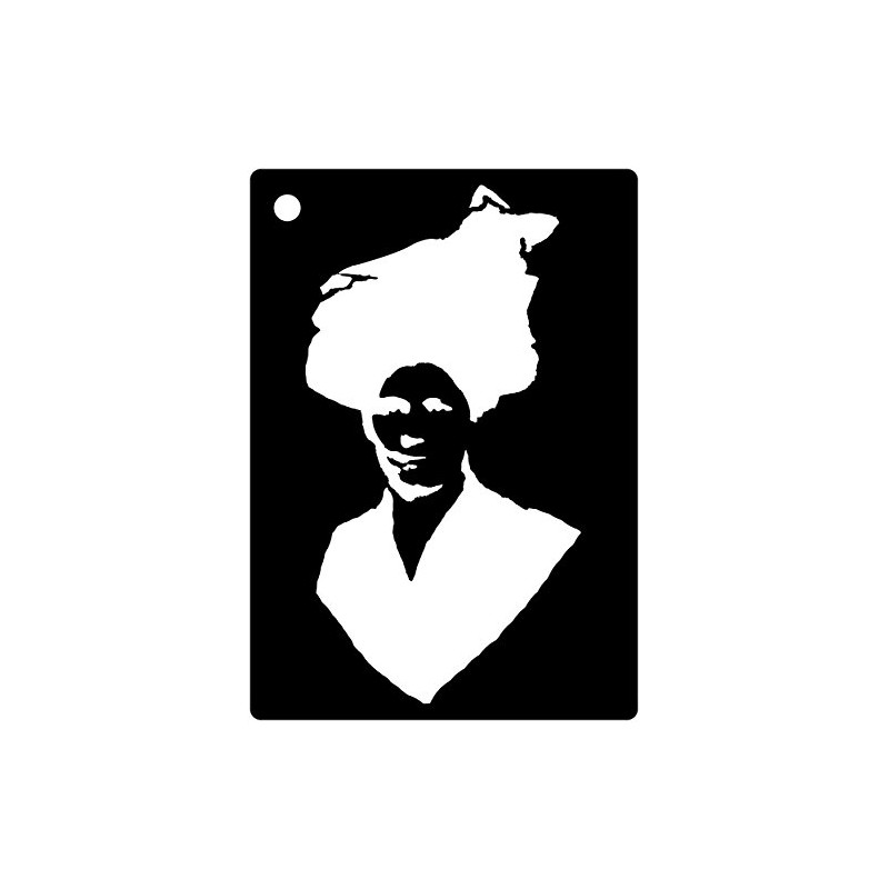 Creative Expressions Mini Stencil-Victoria, 10.5cm x 7.4cm