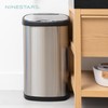 NINESTARS 13 Gallon Kitchen Trash Can, Automatic Touchless Motion Sensor