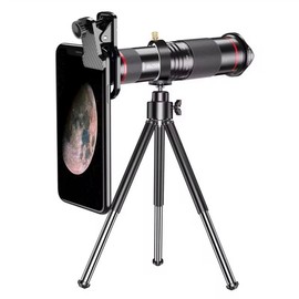 High-Quality Metal Telephoto Monocular 48X Mobile Phone Camera Lens Kit with Tripod for Enhanced Photography Experience and 4K HD Imaging Smartphone Cellphone