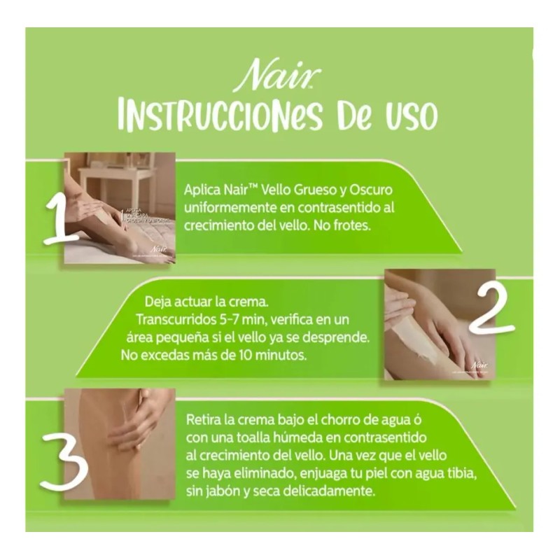 Nair Crema Depiladora Vello Grueso Oscuro