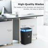 Bonsaii 12-Sheet Cross Cut Shredder, P-4 High Security Shredding, 5.5