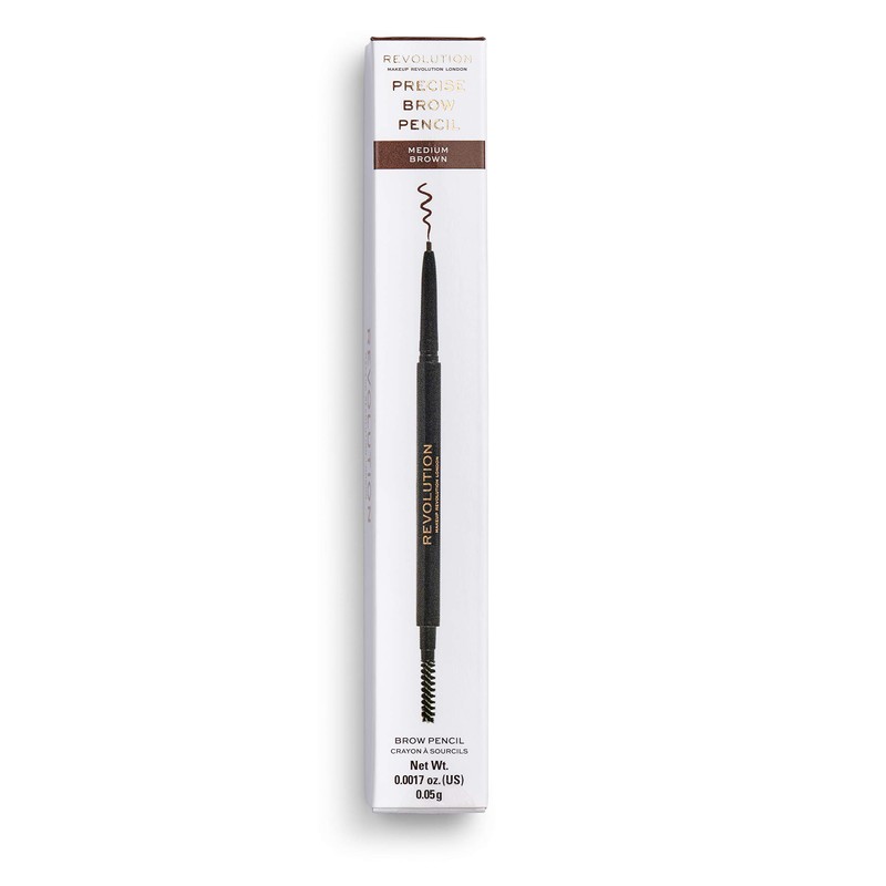 Makeup Revolution, Precise Brow Pencil, Dual Ended Eyebrow Pencil And