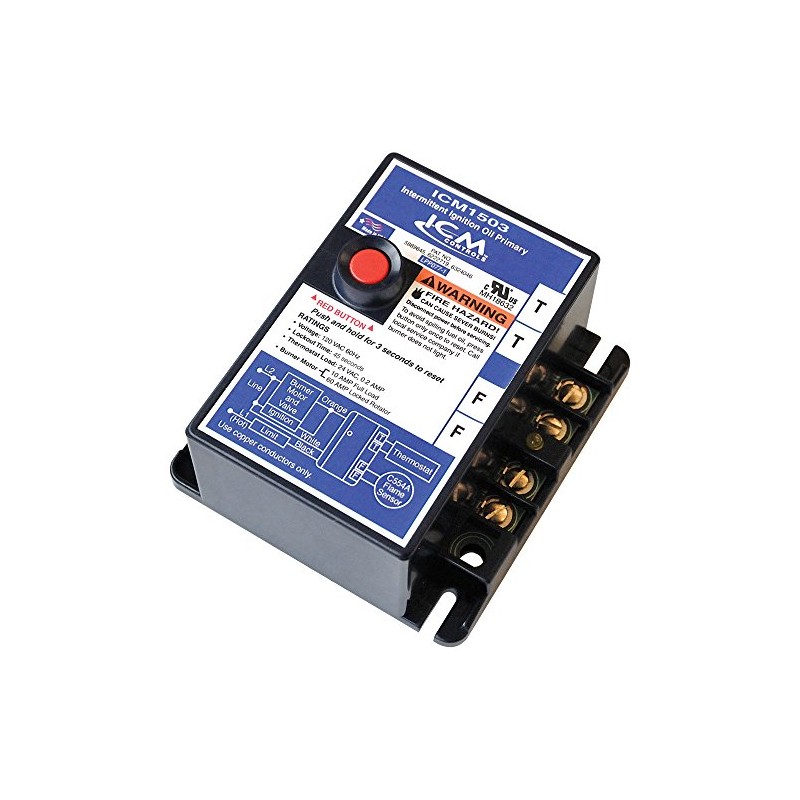 ICM Controls ICM1503 Oil Primary, Intermittent Ignition, Flame Sensing Circuit,