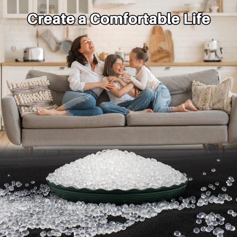 Sukh Pure White Silica Desiccant Beads 430G - Indicating Silica