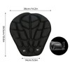 Inflatable Motorcycle Seat Cushion - Premium Material, Manual Pressing Inflation,