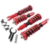 Set of 4 Coilover Spring & Shock Assembly Adjustable Replacement