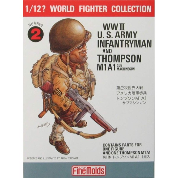 ファインモールド(FineMolds) 1/12 ワールドファイターコレクション W.W.2アメリカ陸軍歩兵・ロジャース プラモデル FT2