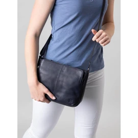 Ambleside – Real Leather Cross Body Bag for Women in Navy