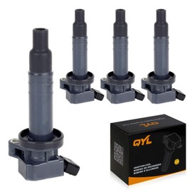 QYL Pack of 4Pcs Ignition Coils for Prizm Celica Corolla Matrix Mr2 Spyder Vibe #UF247 9091902239 C1249 5C1074